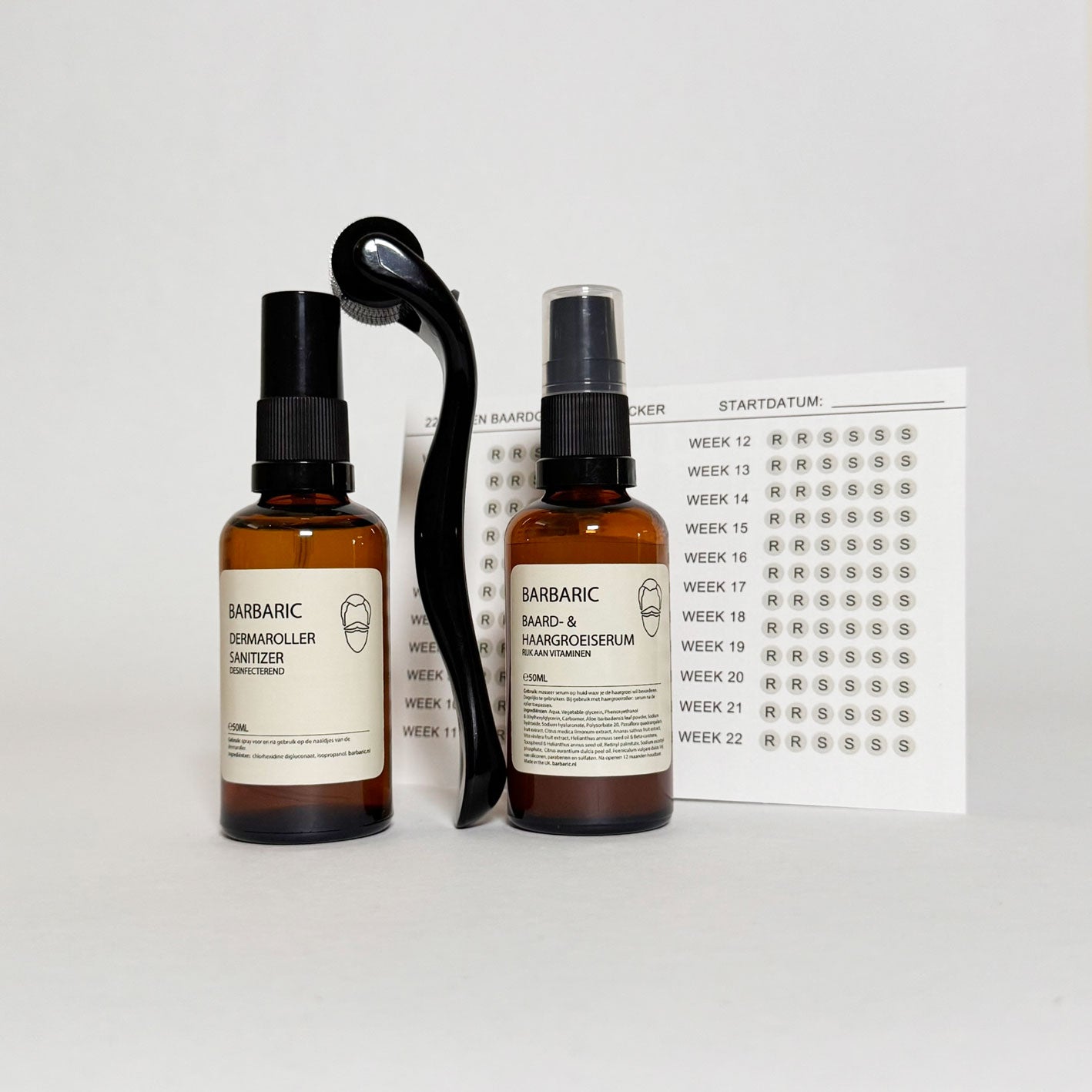 Barbaric beard growth kit