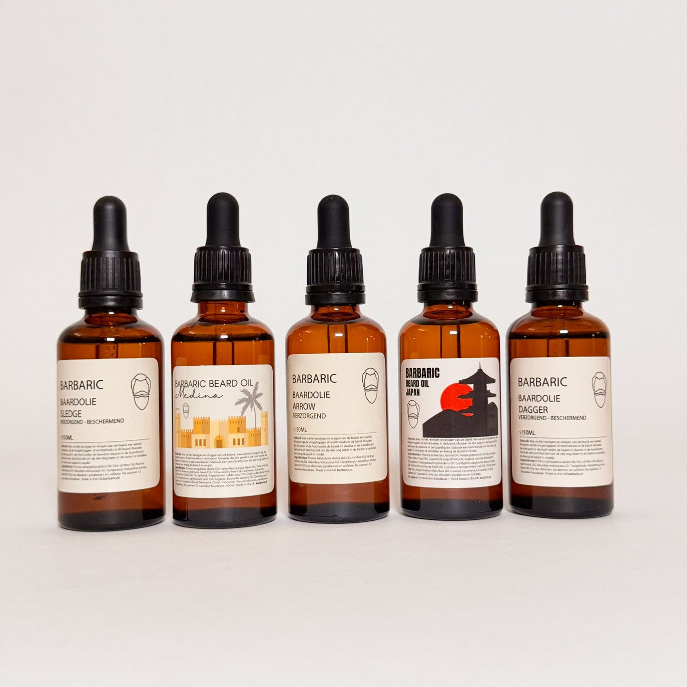 Barbaric limited beard oil kit
